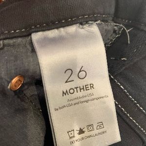 Mother high waisted looker ankle fray